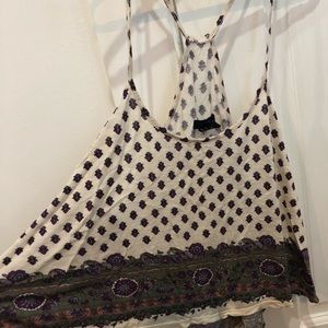 Paisley printed tank